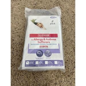 AllerEase 2Pk Microfiber Pillow Covers